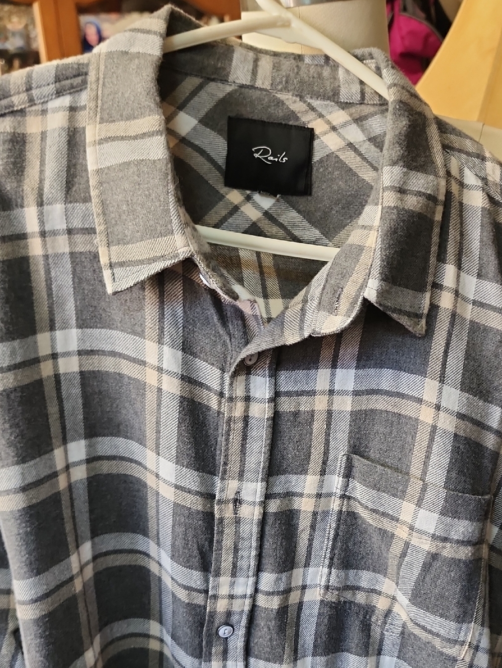 Rails Mens Xxl Button Down
